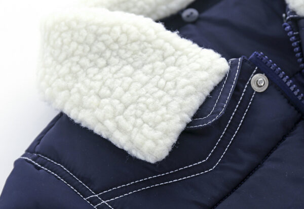 Simple Cotton Coat Baby Coat Baby Padded Coat - Image 3