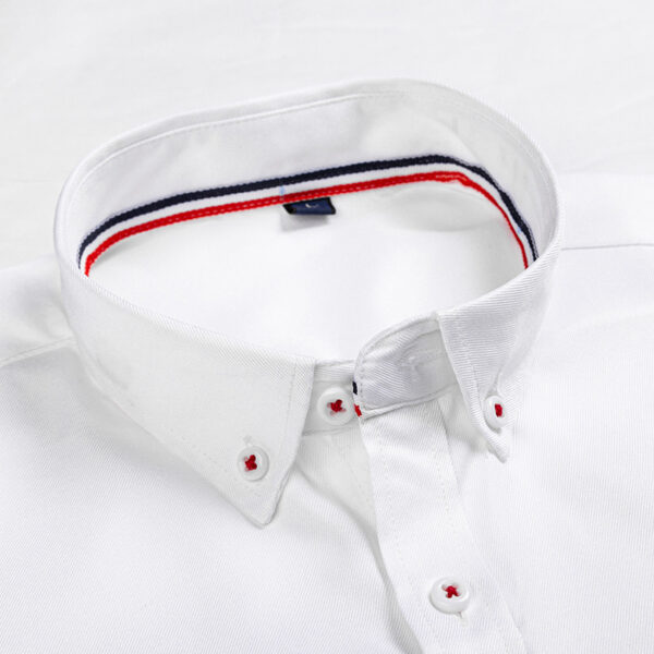 Mens Casual Shirt Fashion Business Dress Shirts Men Clothes - Image 3