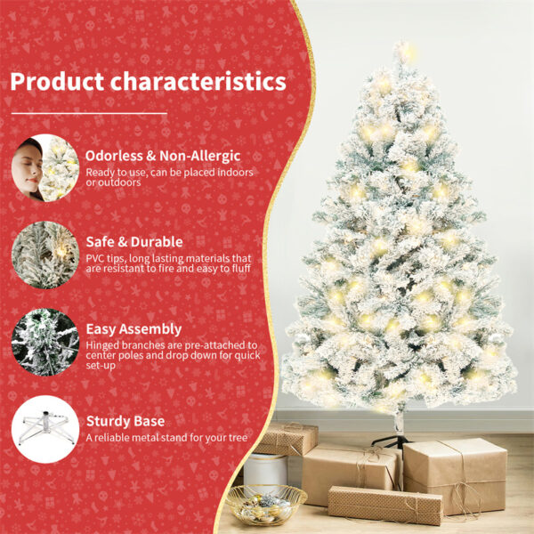 Christmas Tree PVC Artificial Snow Christmas Tree Mall Window Decoration Tree Cedar Christmas Tree Christmas Decoration Supplies - Image 3