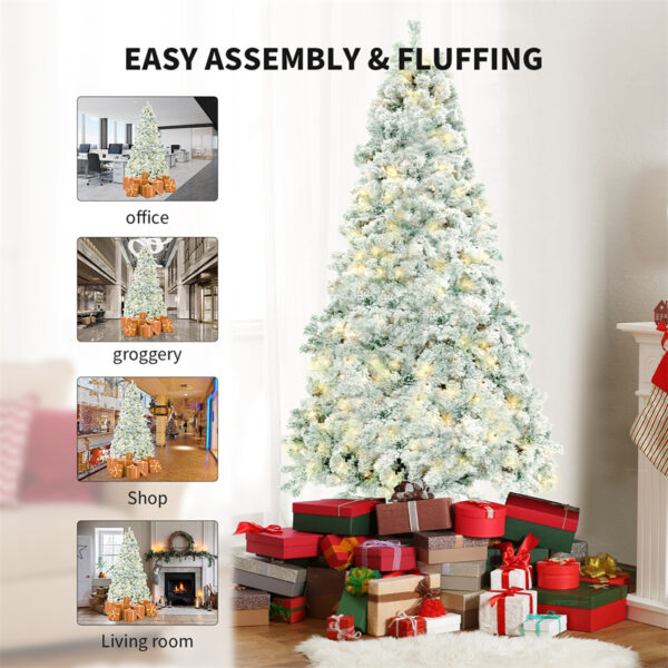 Christmas Tree PVC Artificial Snow Christmas Tree Mall Window Decoration Tree Cedar Christmas Tree Christmas Decoration Supplies - Image 6