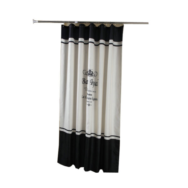 Waterproof Shower Curtain Spring Spun Polyester Shower Curtain - Image 4