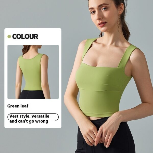 Fashion Skinny Yoga Clothes Vest For Women - Image 5