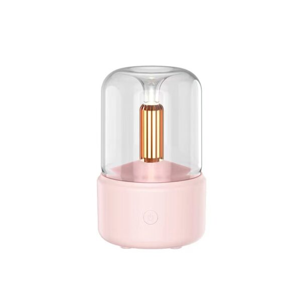 Atmosphere Light Humidifier Candlelight Aroma Diffuser Portable 120ml Electric USB Air Humidifier Cool Mist Maker Fogger 8-12 Hours With LED Night Light - Image 9