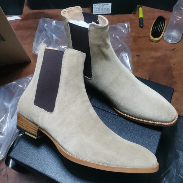 Men's FallWinter All-match Buckskin Martin Boots - Image 7