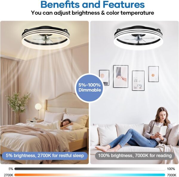 Flush Mount Ceiling Fan