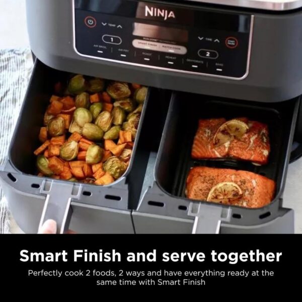 Ninja DZ201 DualZone Air Fryer with 2 Baskets – 6-in-1 Smart Cooking - Image 6