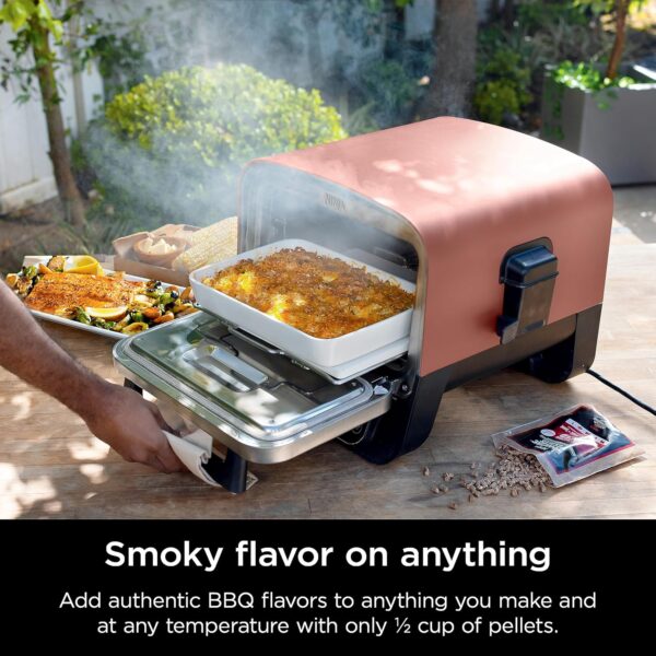 Ninja Woodfire Outdoor Pizza Oven with BBQ Smoker – 700°F Heat - Image 6