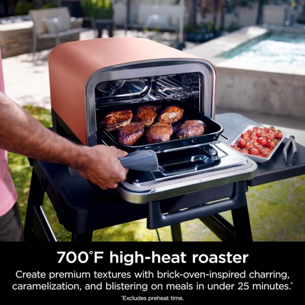 Ninja Woodfire Outdoor Pizza Oven with BBQ Smoker – 700°F Heat - Image 7
